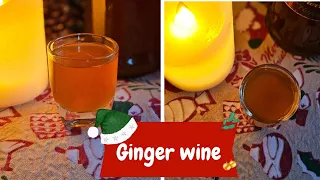 How to make ginger wine | An Anglo-Indian recipe | Vlogmas 6 #2023 #angloindian