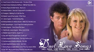 David Foster, Mariah Carey, Dan Hill, Kenny Rogers, James Ingram | Romantic Duet Love Songs 80s 90s