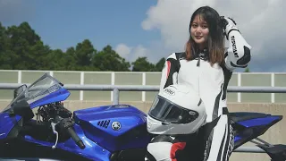 Moto girls🏍 Circuit riding! in Japan