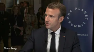 France's Macron on Climate Change, EU Challenges and Reforms