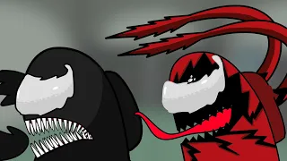 Venom scared by Carnage in Among us Part 8  - Avengers Animation