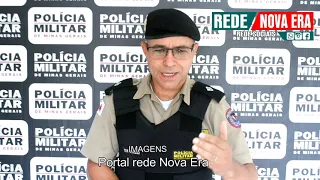 PM DE NOVA ERA ALERTA PARA O CRIME DE FALSA COMUNICAÇÃO