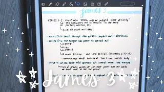 Bible Study on the Tongue | iPad Bible Study for Beginners | Digital Bible Study Notes