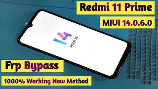 Redmi 11 Prime ( 22071219AI ) MIUI 14.0.6.0 Frp Bypass || Redmi MIUI 14 Frp Bypass 2024