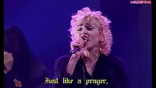 Madonna   Like a Prayer  Live in Paris 1990 Blond Ambition World Tour karaoke