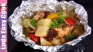 УЖИН БЫСТРО И ВКУСНО ИЗ КАРТОШКИ И МЯСА. Все попросят еще! | TASTY Baked Potato And Chicken recipe