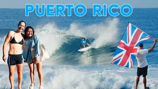 Surfing in the Olympic Qualifiers in Puerto Rico | Sky Brown Vlogs