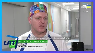 Medikai kare: neparodyti baimės švilpiant kulkoms ir matant siaubingus sužalojimus