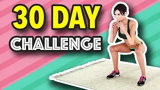 30 Day Butt Workout Challenge - Home Exercises
