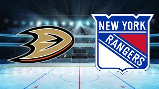 Anaheim Ducks vs New York Rangers (NHL 22 Gameplay)