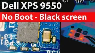 Dell XPS 9550 Not Turning on - No Boot Black Screen Repair