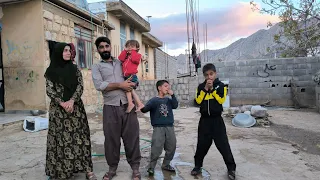 Amin's Family Time: Cooking Chicken Liver and Playing with the Kids