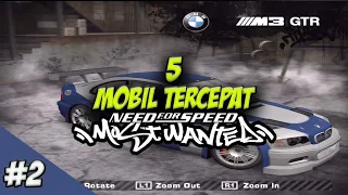 5 MOBIL TERCEPAT #2 - NEED FOR SPEED MOST WANTED PS2