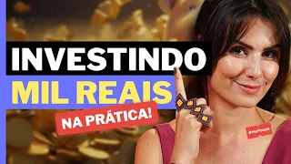 Investindo MIL REAIS no melhor prefixado NA PRÁTICA! com dinheiro DE VERDADE I Me Poupe