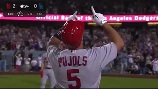 Cardinals Albert Pujols 699th & 700th Home Run Vs Dodgers!! CONGRATULATIONS MACHINE