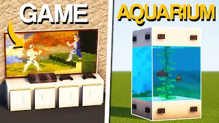 Minecraft: 20+ BEST Furniture Build Hacks & Ideas!