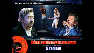 Karaoké  serge Gainsbourg   *  La javanaise