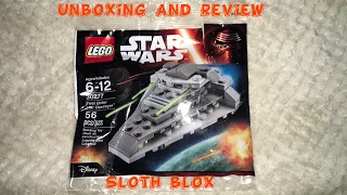 Lego Star Wars set [30277] | first order star destroyer| unboxing and review