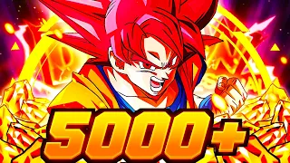 5000+ STONES READY! God Goku Saiyan Day Dokkanfest Summons | Dragon Ball Z Dokkan Battle