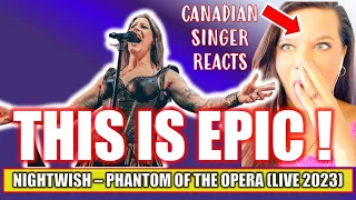 🤯THAT LAST NOTE! NEW NIGHT WISH REACTION 2023 - PHANTOM OF THE OPERA LIVE 2023 #musicreaction