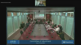 Committee of Adjustment - November 17, 2022