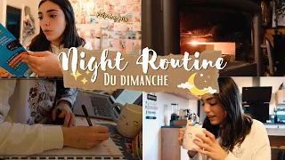 NIGHT ROUTINE DU DIMANCHE (c'est chill)