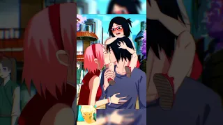 Naruto kids and Sasuke kid's reaction on their parents kiss 💀🤭 ( Who is your favorite character ❓😚)