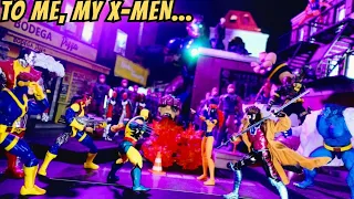 THE TABLE 12: COME TO ME MY X-MEN......... HUGE CITY DIORAMA WITH SENTINEL ARMY/CHOOSING X-MEN TEAMS