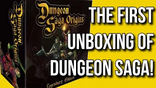 Dungeon Saga Origins unboxing the Legendary Edition
