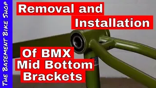 Removing and Installing Mid Bottom Brackets BMX- Step by Step