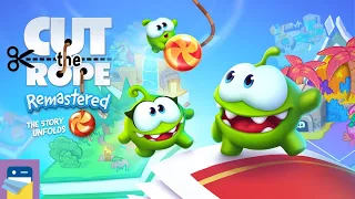 Cut the Rope Remastered: Chapter 1 Walkthrough & iOS Apple Arcade Gameplay (by ZeptoLab)