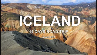 ICELAND - 14 days Road Trip (August, 2023) - 4K