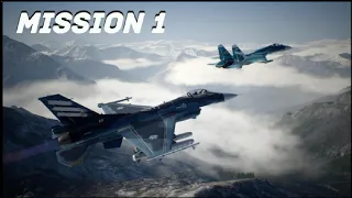 Ace Combat 7 4k Cockpit gameplay 1