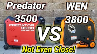 Predator 3500 VS WEN 3800 Full test weight sound and load. BETTER Than Predator???