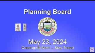 Planning Board - May 23rd, 2024