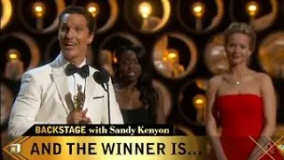 What Matthew McConaughey was thinking on the night he won an Oscar