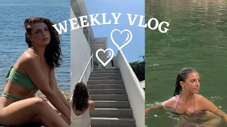 WEEKLY VLOG: realistic days in my life, swimwear photoshoot and swimming in nature