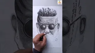 KGF: Chapter 2 'Adheera' Sanjay Dutt Drawing | KGF 2 | K.G.F Drawing | Adheera drawing #shorts #kgf2