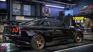 Need for Speed Heat - Midnight Purple 1000HP+ NISSAN SKYLINE GT-R R34 | REVIEW GeForce GT 1030