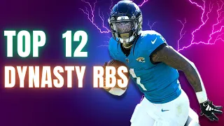 Top 12 Dynasty Running Backs | Dynasty Fantasy Football 2024| Jahmyr Gibbs and More!