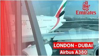 London (LGW) to Dubai (DXB) | Emirates Airbus A380 | AzzaVlogs