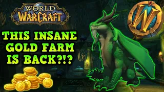 This SUPER QUICK & EASY Gold Farm Is BACK!? | BROKEN GOLD POTENTIAL | WOW Dragonflight