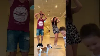 🔥 Bunny Party Challenge 🐰 #bunnyparty #family #dog #dance #shorts #ellidi #challenge