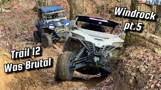 CFMOTO ZFORCE vs RZR & Segway on Trail 12 at Windrock | Winches Were Used