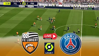 FC LORIENT VS PSG | FRANCE LIGUE 1 2022/2023 REALISTIC FOOTBALL SIMULATION
