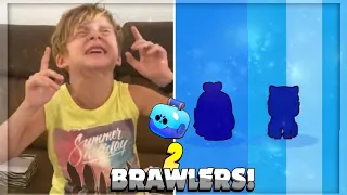 (GANHOU 2 LENDÁRIOS ABRINDO CAIXAS BRAWL!) REAÇÕES AO GANHAR BRAWLER NOVO NO BRAWL STARS #20