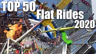 TOP 50 BEST Flat Rides Worldwide 2020 | English Subtitles Available!