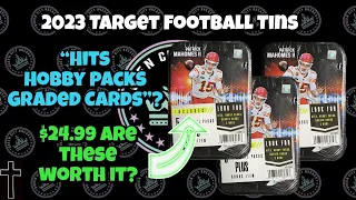 2023 TARGET FOOTBALL TINS | $24.99 ARE THESE WORTH IT?