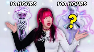 I Made a SEE THROUGH Alien in 10 hours vs 100 hours | Novi Stars REDESIGN