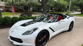 2014 C7 Corvette Stingray Z51 ColdStart WalkAround Cruise BurnOuts 160mph!!